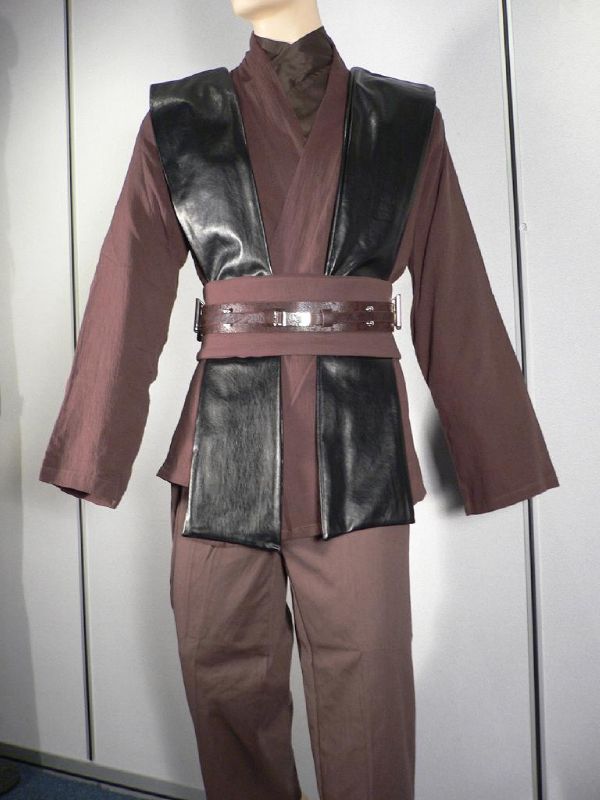 Black OBI WAN Kenobi Belt Jedi Costume Prop Star Wars Rots