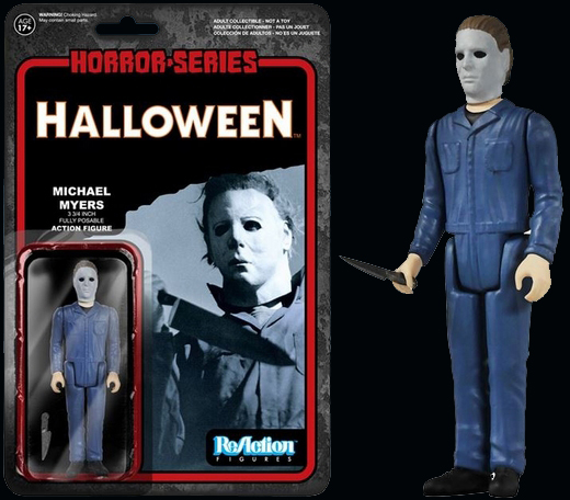 Funko Reaction Michael Myers 3 3/4 Halloween Action Figure Retro Style Horror